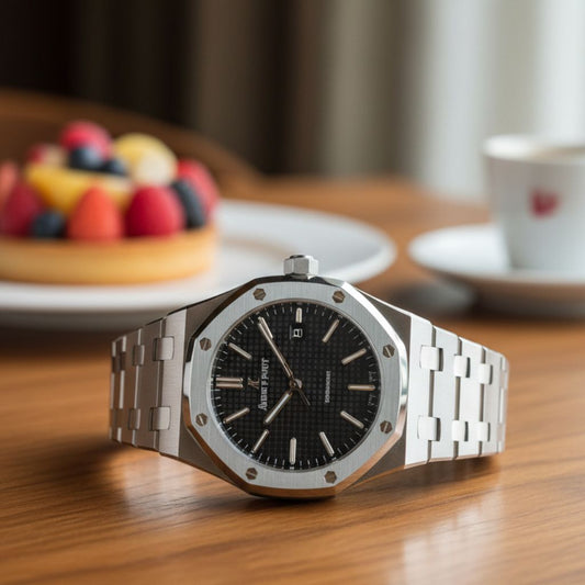 Audemars Piguet Royal Oak 41mm Black Dial – Stainless Steel Luxury Watch