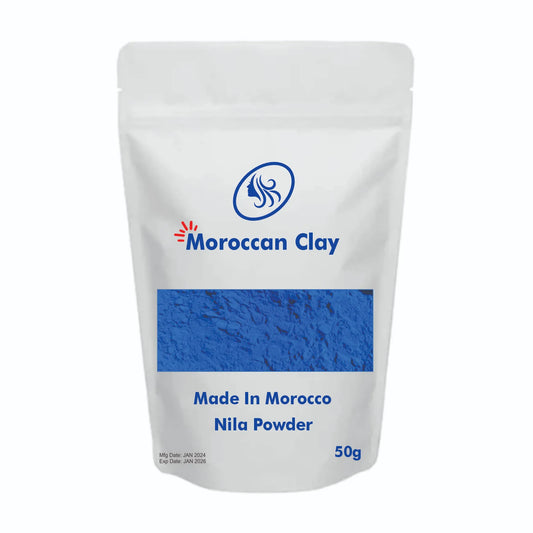 Moroccan Blue Nila Skin Whitening Powder 50g