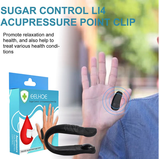 Advanced LI4 Acupressure Point Clip | Natural Sugar Control & Wellness Support