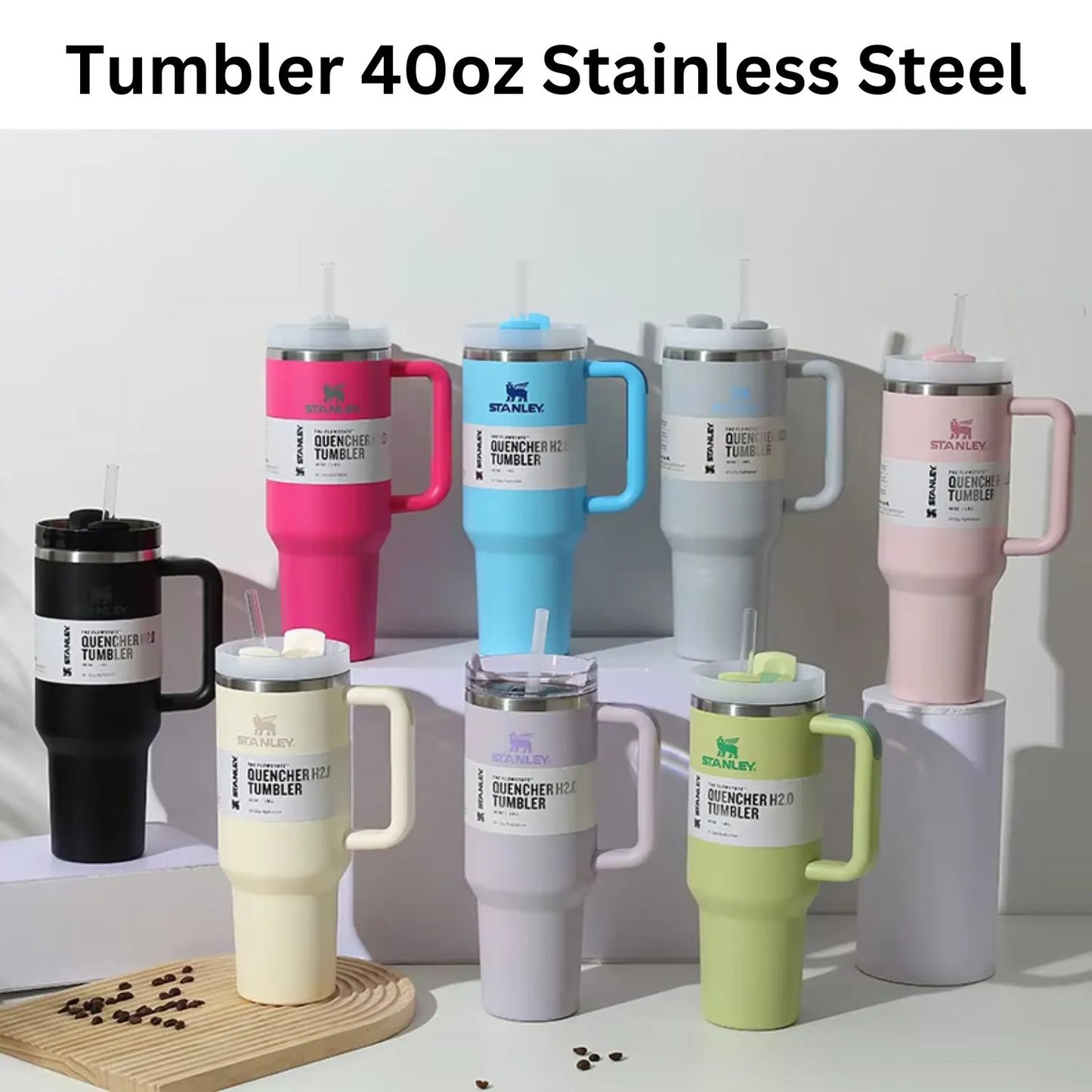 Stanley Quencher H2.0 Tumbler | 40oz FlowState™ Insulated Hydration Cup