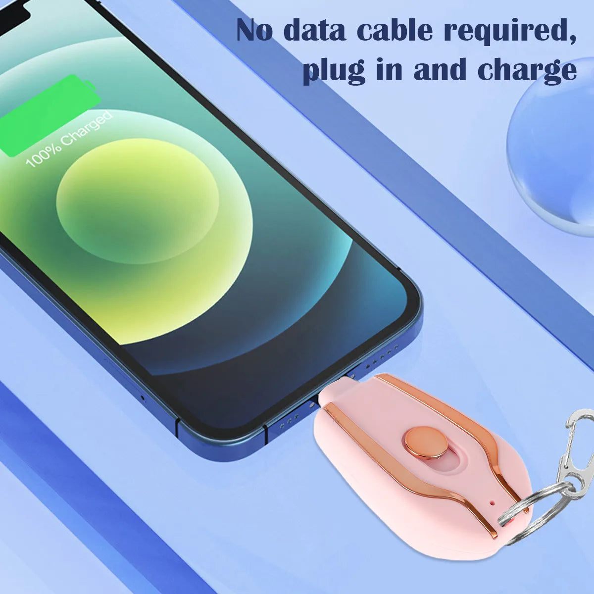 Mini keychain Powerbank | Fast Charging Type-C Device