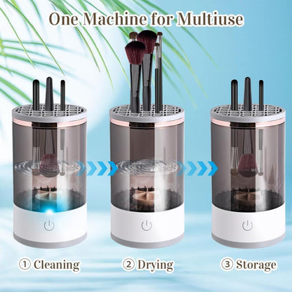 Electric Makeup Brush Cleanser | Automatic Makeup Brush Cleanser Machine