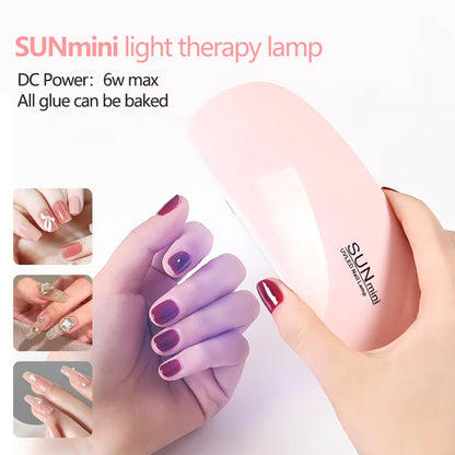 Portable Mini Gel Nail Dryer | SUN mini 6W UV/LED Nail Lamp