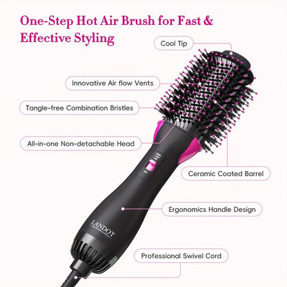 One Step Hot Air Brush | Hair Dryer, Volumizer & Styler