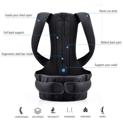 Posture Corrector Belt back n shoulder support | Spain & back pain relief