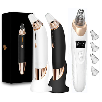 **Rechargeable Blackhead Remover Vacuum – Powerful Pore Cleaner**