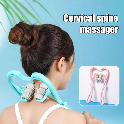 **Cervical Spine Massager – Neck & Shoulder Relief Roller**