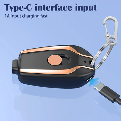 Mini keychain Powerbank | Fast Charging Type-C Device