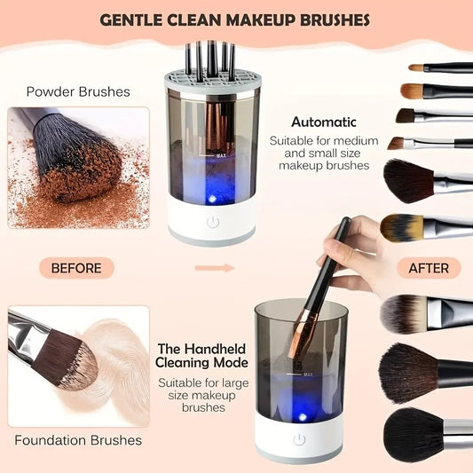 Electric Makeup Brush Cleanser | Automatic Makeup Brush Cleanser Machine