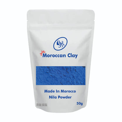Moroccan Blue Nila Skin Whitening Powder 50g