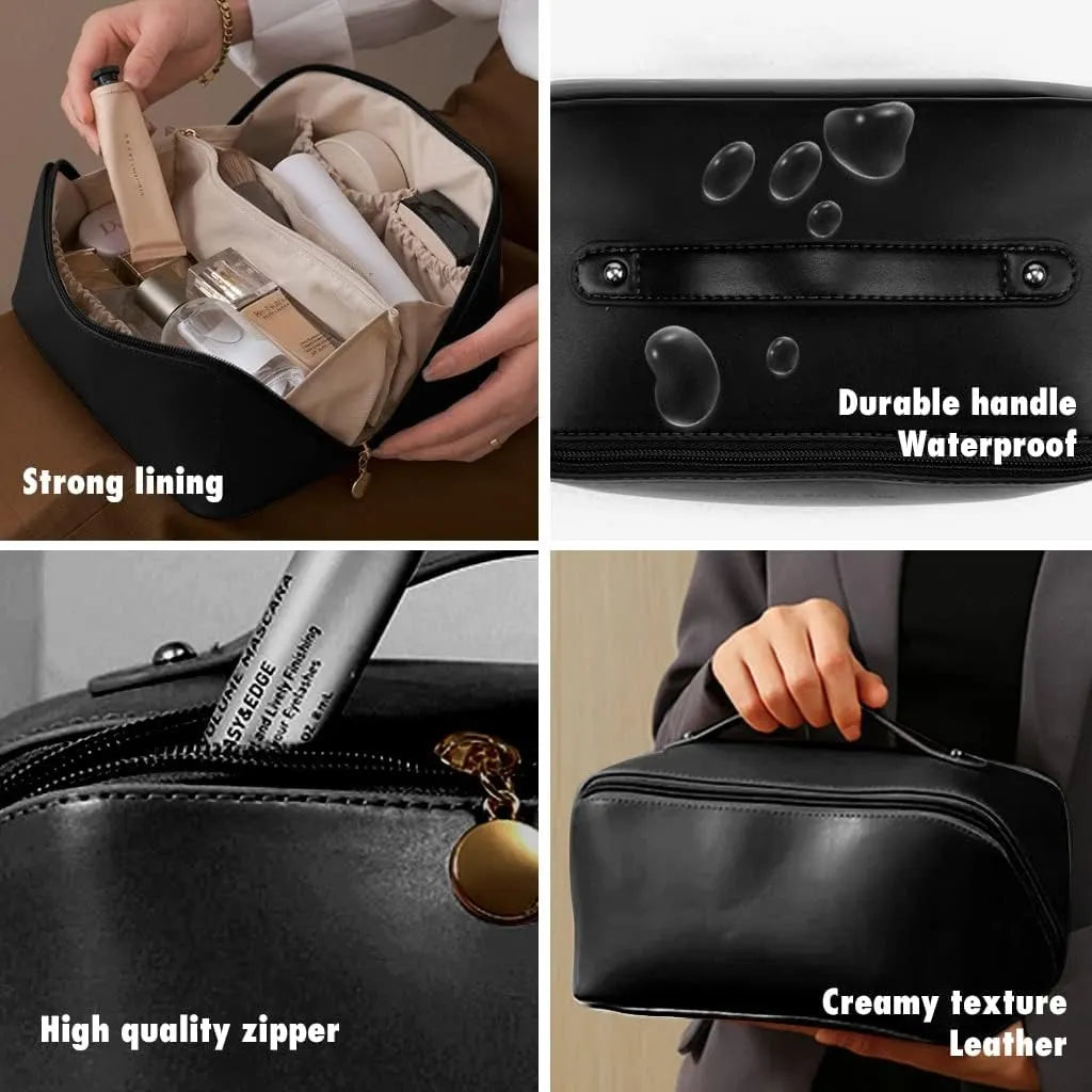 Make Up Bag Pouch with Zipper for Travelling | Multipurpose Traveling Cosmetic Bag