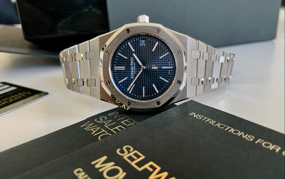 Audemars Piguet Royal Oak 41mm Black Dial – Stainless Steel Luxury Watch