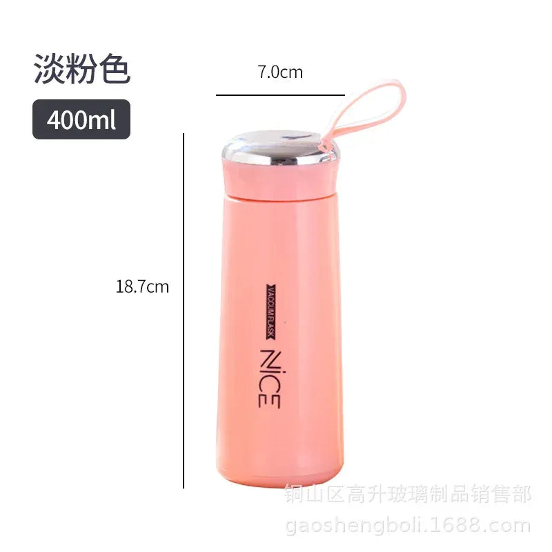 400 ML Insulted Water Bottle | Home Use And Travel Bottle Double Walled Keep Water Cold /Hot