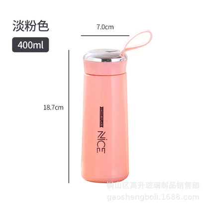 400 ML Insulted Water Bottle | Home Use And Travel Bottle Double Walled Keep Water Cold /Hot