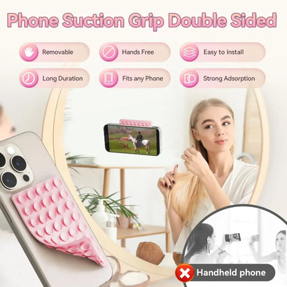 **Silicone Suction Pad for Phones | Strong & Reusable Grip Holder**