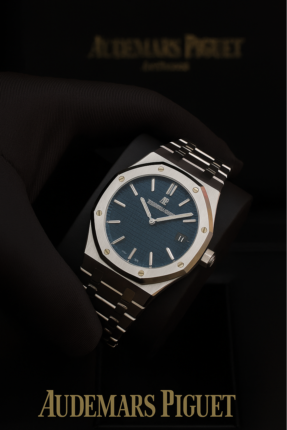 Audemars Piguet Royal Oak 41mm Black Dial – Stainless Steel Luxury Watch