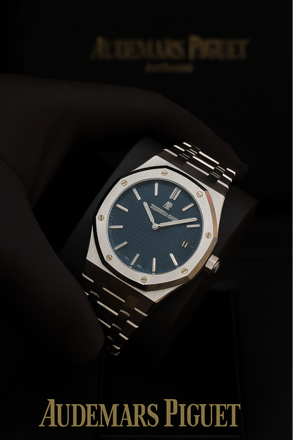 Audemars Piguet Royal Oak 41mm Black Dial – Stainless Steel Luxury Watch