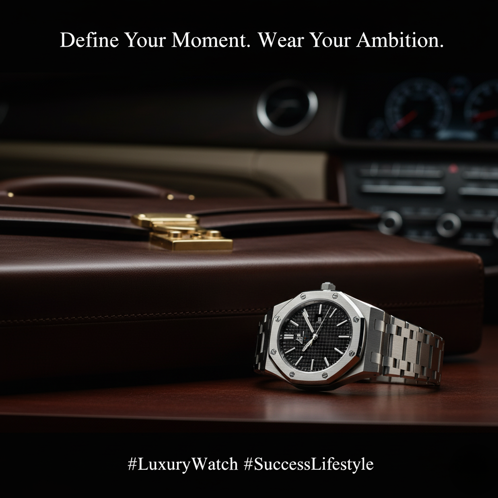 Audemars Piguet Royal Oak 41mm Black Dial – Stainless Steel Luxury Watch