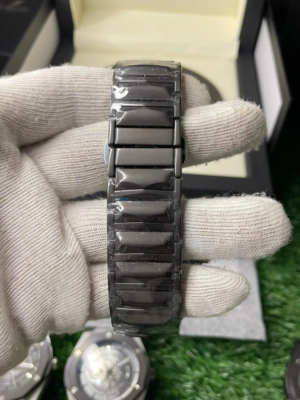 Hublot Chronograph | Black Skeleton Dial Luxury Watch